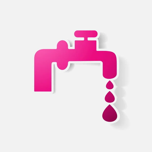 Faucet — Stock Vector