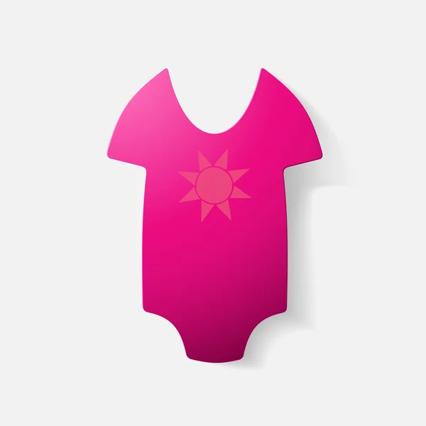 Baby bodysuit — Stock Vector