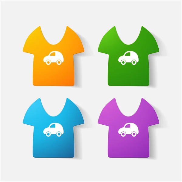 T-shirt per bambini — Vettoriale Stock