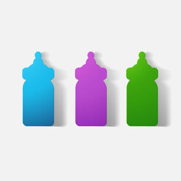 Baby bottle — Stock Vector