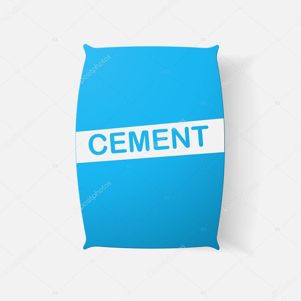 Bag of cement — Stock Vector © Chorniy10 44428577