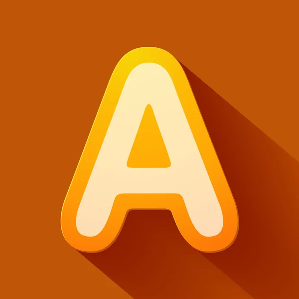 Letter A — Stock Vector