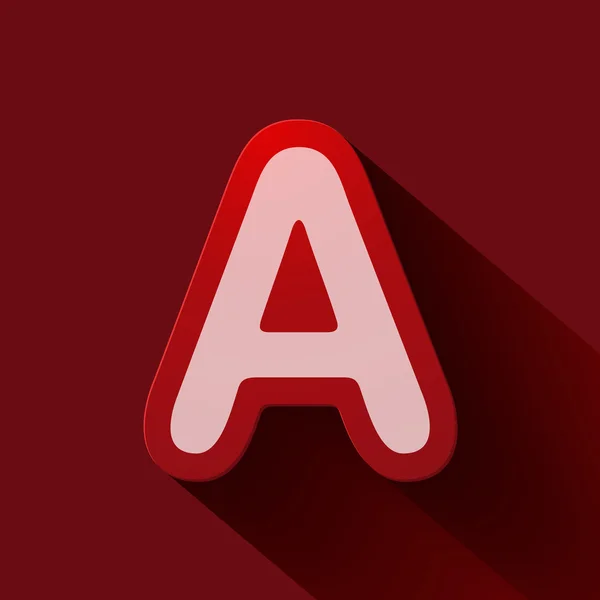 Letter A — Stock Vector