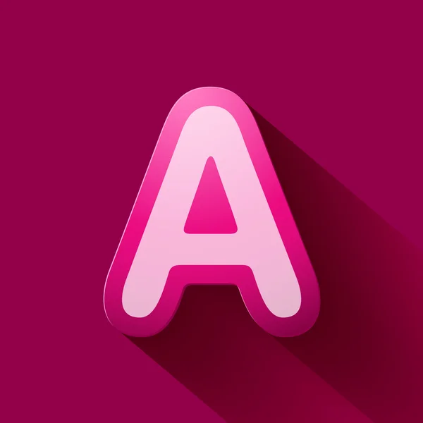 Letter A — Stock Vector