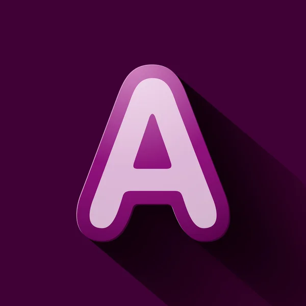 Letter A — Stock Vector