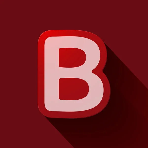 Буква B — стоковый вектор