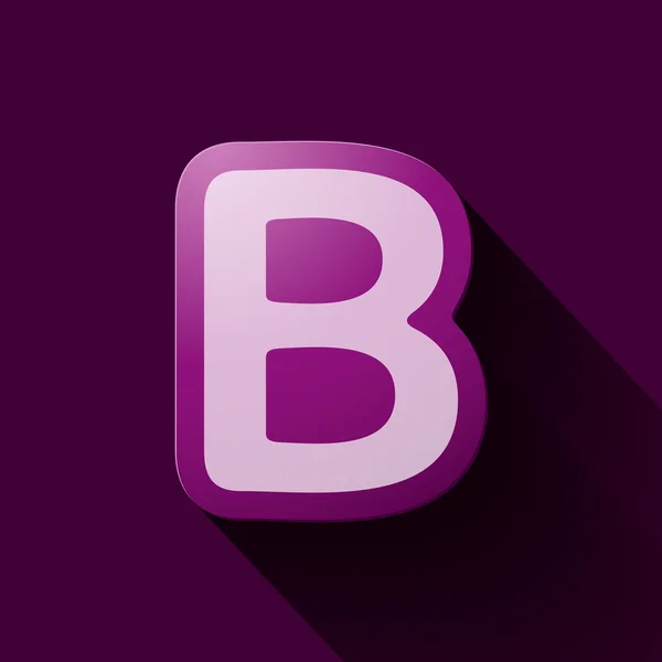 Letter B — Stock Vector