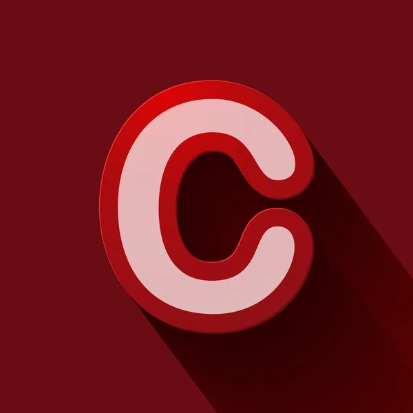 Letter C — Stock Vector