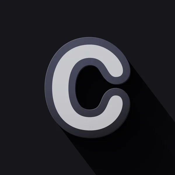 Letter C — Stock Vector