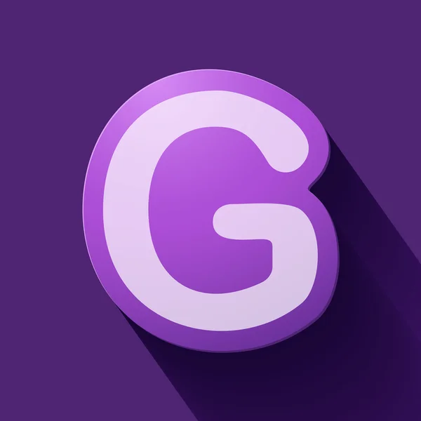 Letter G — Stock Vector