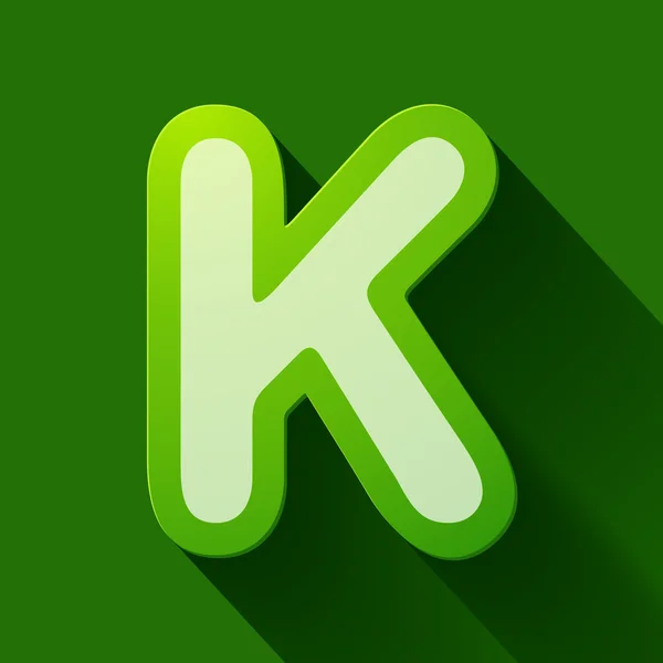 Letter K — Stock Vector