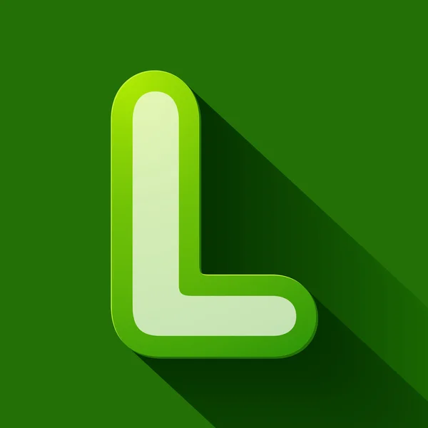 Letter L — Stock Vector