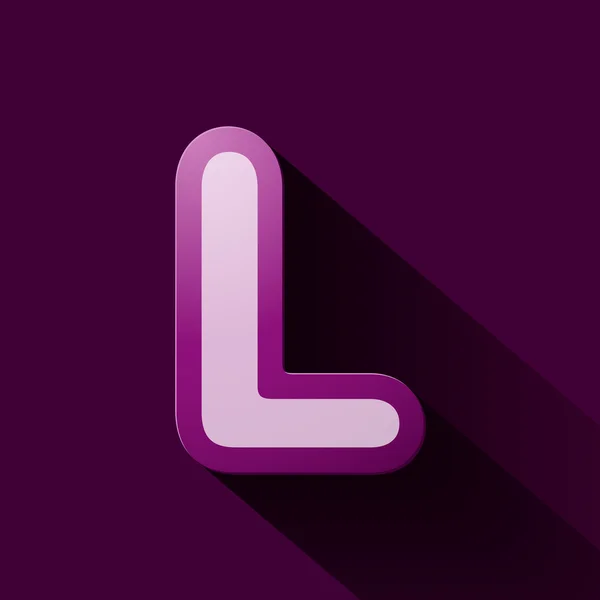 Letter L — Stock Vector