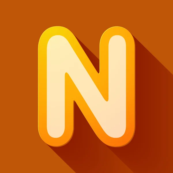 Lettre N — Image vectorielle