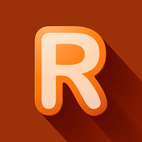 Літера r — стоковий вектор