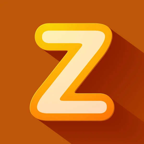 Letter Z — Stock Vector
