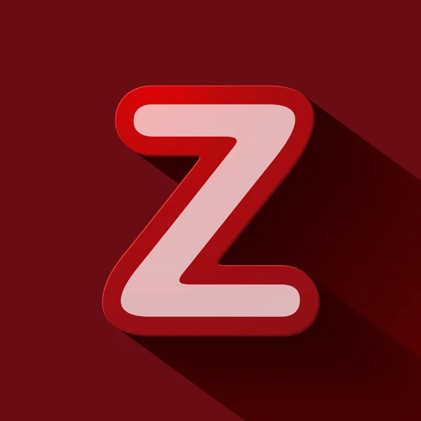 Letter Z — Stock Vector