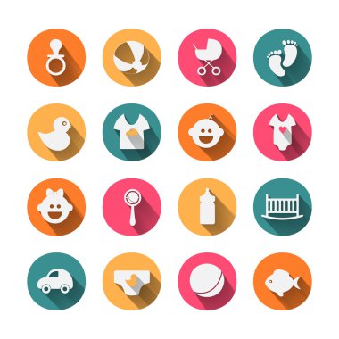 Kağıt kısaltıldı etiket: bebek seti