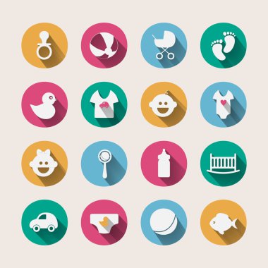 Kağıt kısaltıldı etiket: bebek seti