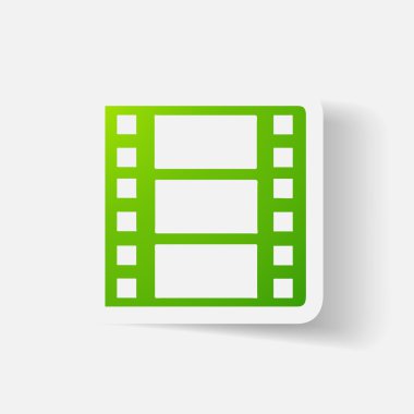 Kağıt kısaltıldı etiket: film