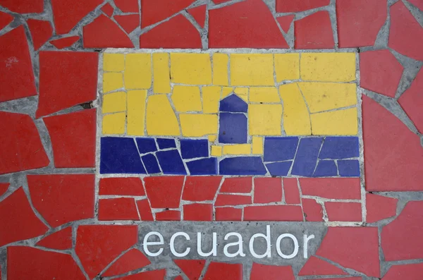 Bandera de Ecuador — Foto de Stock