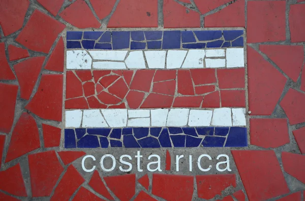Vlag van Costa Rica — Stockfoto