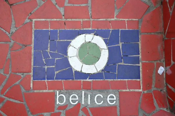 Flagge von Belize — Stockfoto