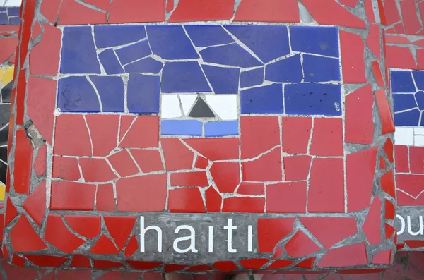 Bandera de Haiti — Foto de Stock