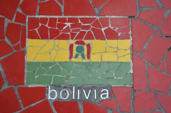 Flagge von Bolivien lizenzfreie Stockfotos