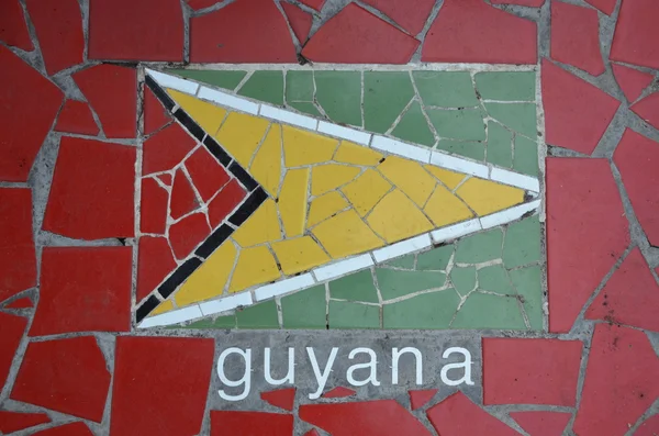 Bandiera della Guyana Foto Stock Royalty Free