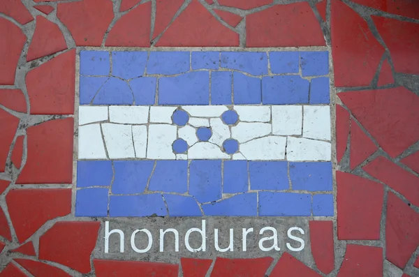 Bandiera dell'Honduras Immagine Stock