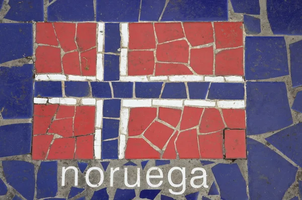 Bandiera della Norvegia Immagine Stock