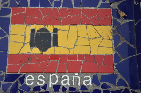 Flagge Spaniens Stockbild