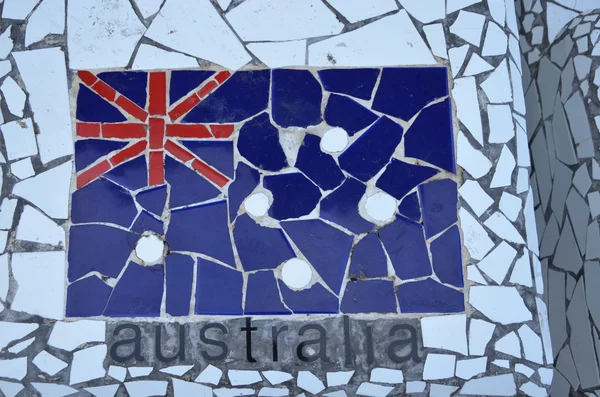 Bandiera dell'Australia Fotografia Stock