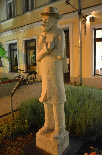 Statua di Heinrich Zille a Berlino Foto Stock
