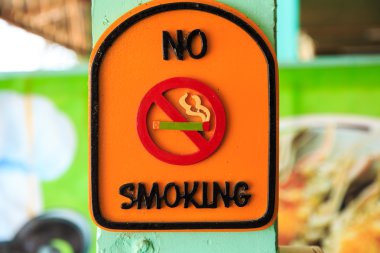 Sigara işareti yok..