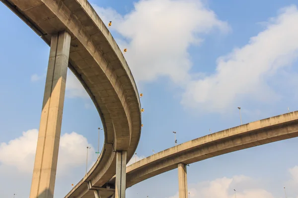 Industrial Ring Road Bridge in Thailand. — Stock Photo, Image