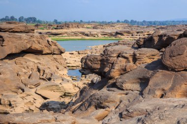 Kuru dere sam pan bok, ubonratchathani güzel büyük Kanyon'da