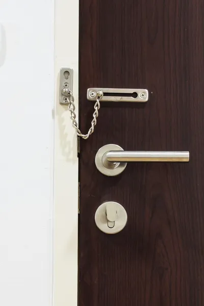 Door Lock and Door Handle. — Stock Photo, Image