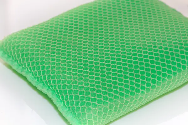 Green Sponge Texture Background. — Stock Photo, Image