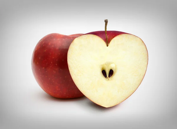 Apple heart — Stock Photo, Image