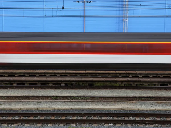 Vlak v rychlosti — Stock fotografie