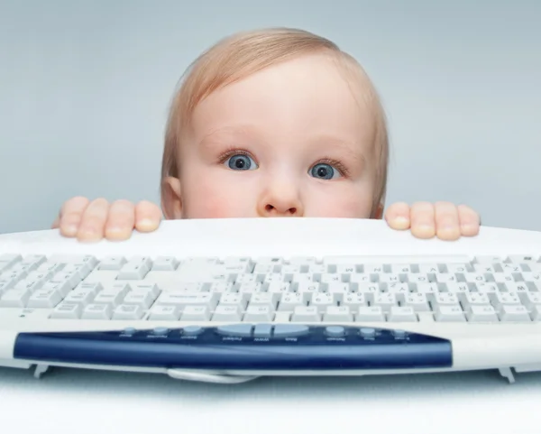 コンピューター赤ちゃん 1 ストック画像
