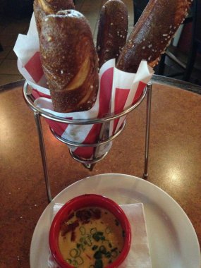 krakeling duik. voedsel.