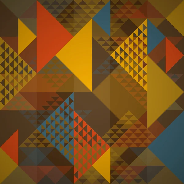 Fondo retro abstracto de formas geométricas — Archivo Imágenes Vectoriales