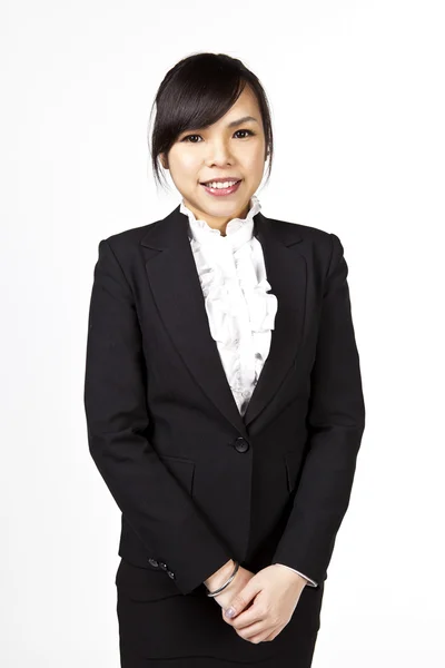 หนุ่มสาว เอเชีย นักธุรกิจ ผู้หญิง — ภาพถ่ายสต็อก