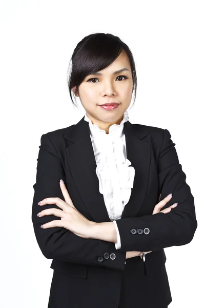 Asian businesswoman in studio — Stock Photo, Image