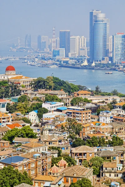 El paisaje de la isla Xiamen Gulangyu Fotos de stock libres de derechos