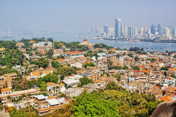 A paisagem da ilha de Xiamen Gulangyu Imagem De Stock