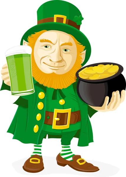 Leprechaun — Stock Vector